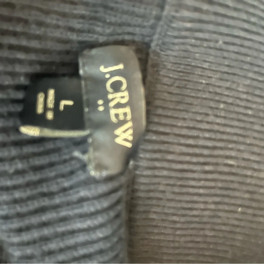 J. Crew Navy Blue Zip-Up Sweater